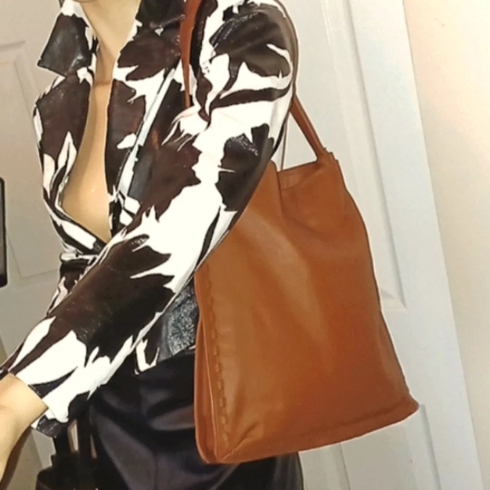 GORGEOUS VERY RARE BRAIDED VINTAGE LARGE COACH WEST END HOBO BAG - Picture 3 of 17